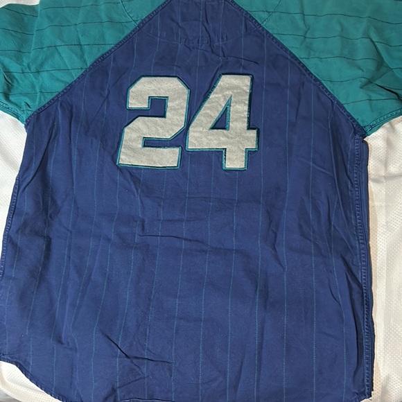 Vintage Seattle Mariners Mirage Jersey #24 Ken Griffey Jr. MLB Baseball Retro - Picture 6 of 7